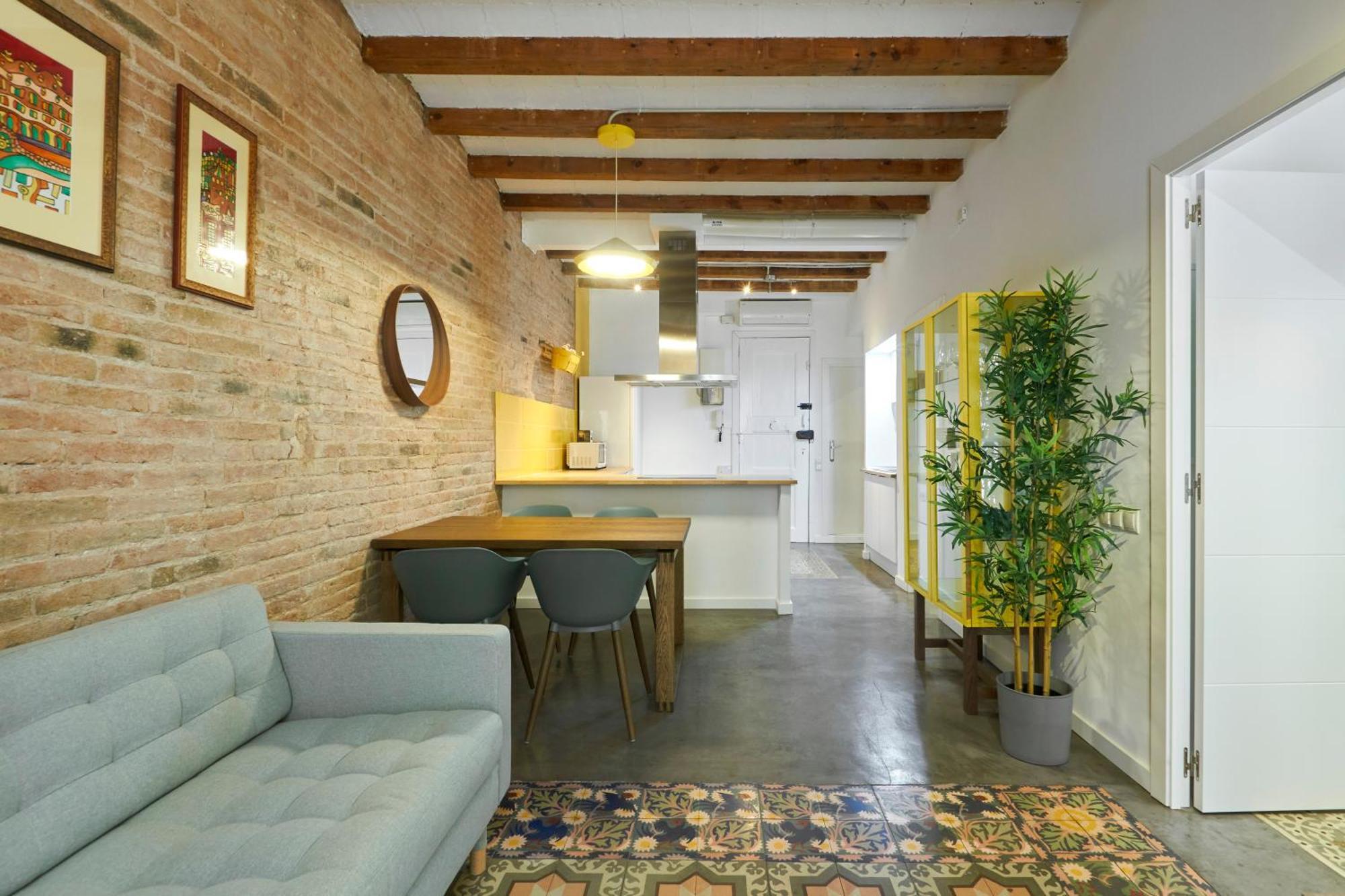 64 Apartment In A Typical Barcelona'S Old Building Eksteriør bilde