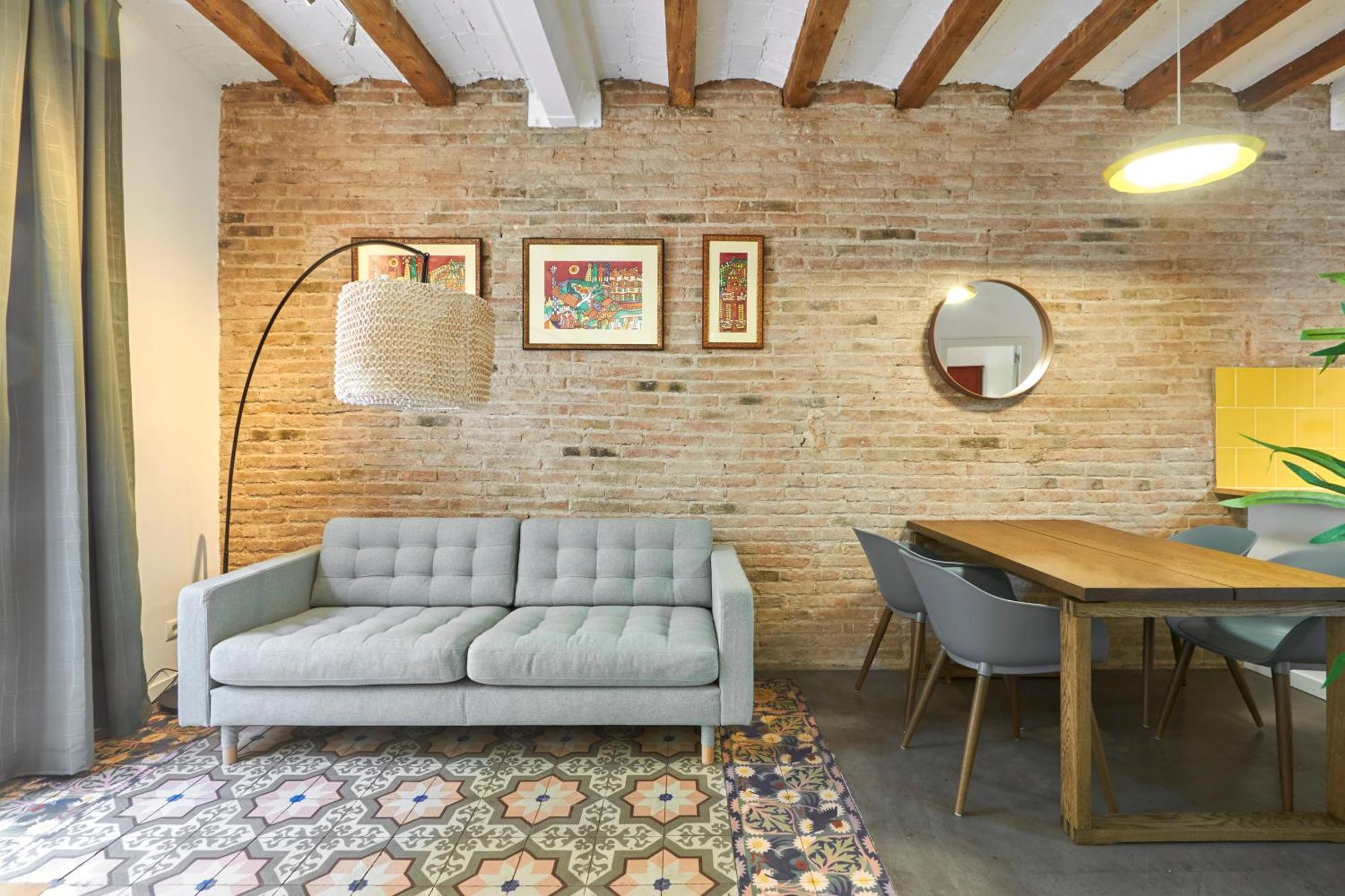 64 Apartment In A Typical Barcelona'S Old Building Eksteriør bilde