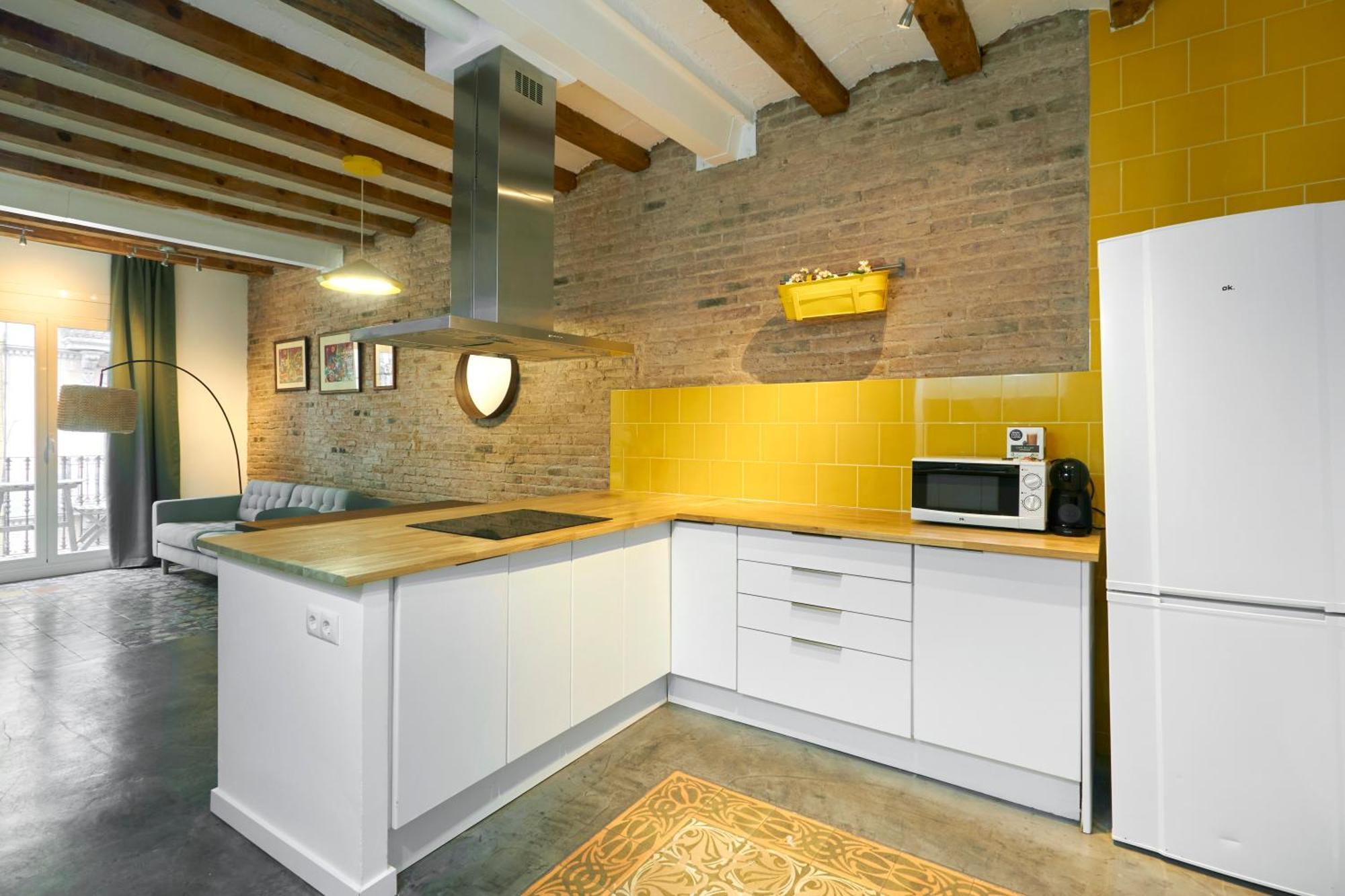 64 Apartment In A Typical Barcelona'S Old Building Eksteriør bilde